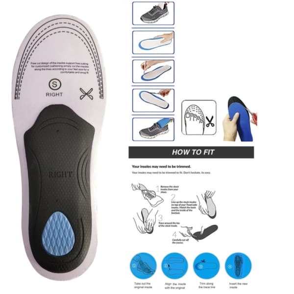 M, Comfortable insoles for flat feet, insoles, arch support insoles