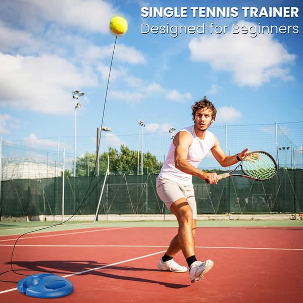 Tennistränare och 1 studsboll, tennisövning studs p