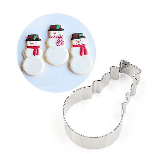 Juleforme Sæt med 14 Rustfrit Stål Fondant Brød Kage