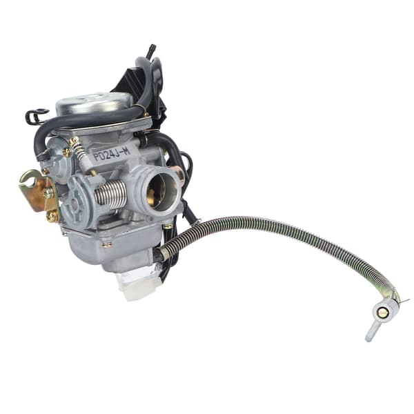 Motorcycle ATV Carburetor Replacement with Oil Pipe for 4-stroke GY6 125 150CC Engine