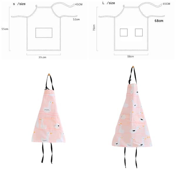 Kitchen Aprons Durable Lightweight Cooking Apron Household Cleaning Accessories for Kitchen 7 L