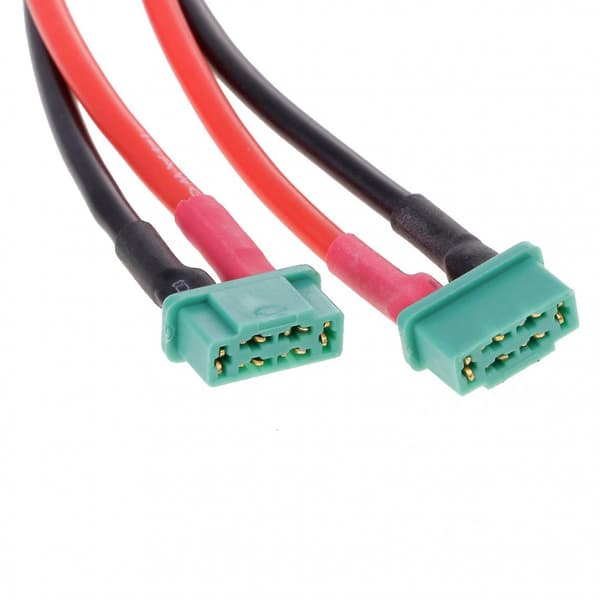 T-stik Han til Deans til Han MPX Adapter Silikonekabel 14AWG
