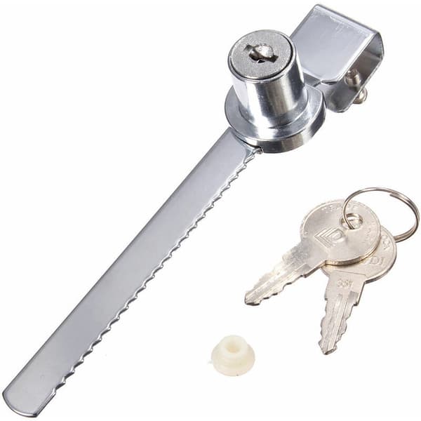 2 Keys + Like Lock for Display Case, Glass Sliding Door Lock