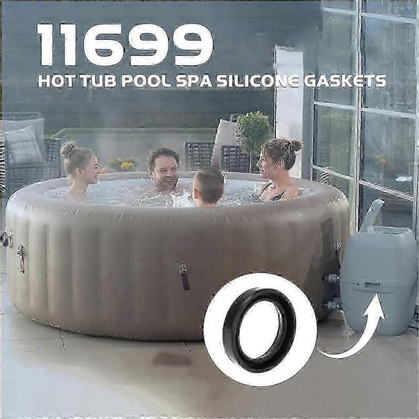 Reservedele til Intex Pure Spa Boblebad - 4-pak Poolpumpe O-ring Gummipakninger