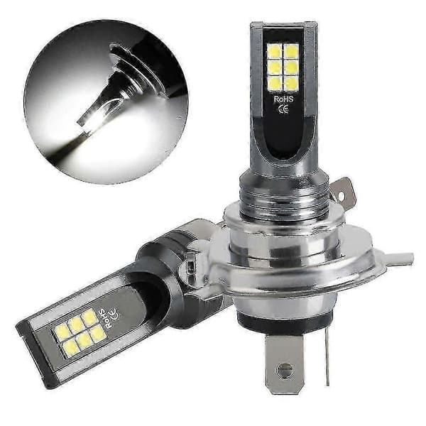 H4/9003 LED-frontlyspærer LED H4 Frontlys Bilpærer H4 Bil Frontlys Lyse LED Bilpærer H4 LED Frontlys