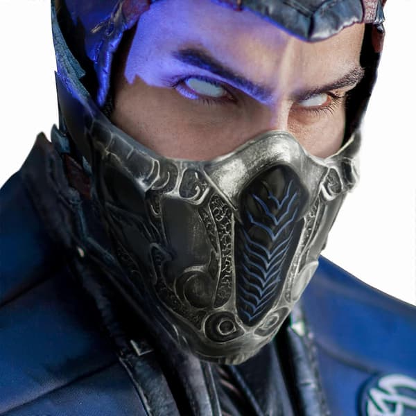 Scorpion Sub-Zero -naamio Cosplay Halloween-asu miehille (FMY)