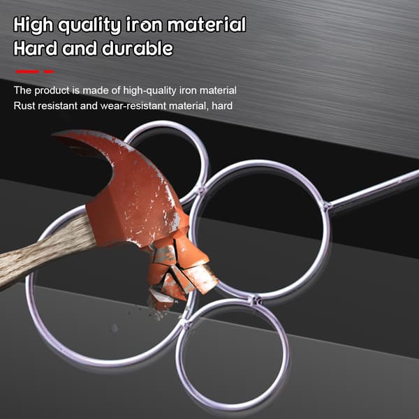 4-ring Heated Glass Bottle Cutter Durable Labor-Saving Bottle Cutting for Flower Pot Making