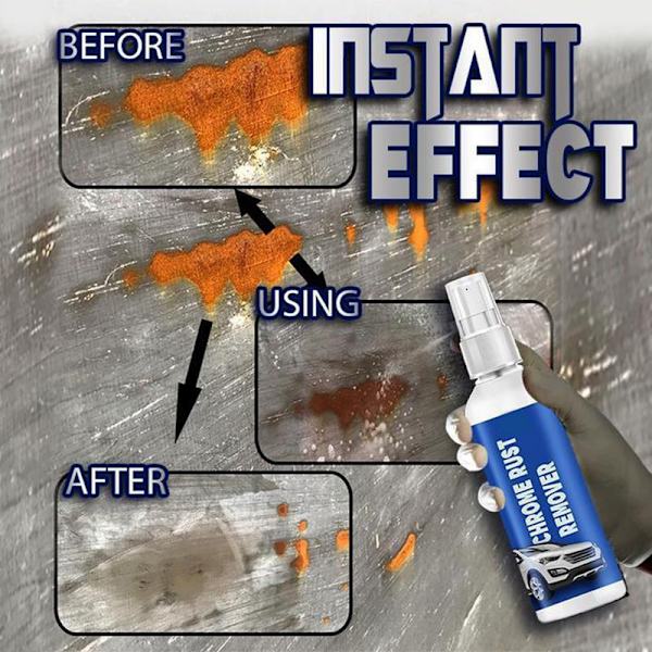 Kjøretøy krom rustfjerner Stryk bort rustflekkfjerningsspray for pro bildetaljer 50ml 50ml