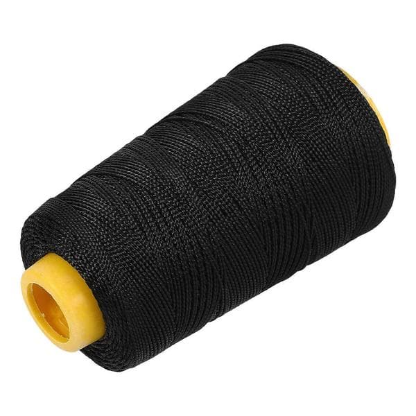 Sytråd Nylon Dekorativ Tråd til Håndsyning 1 Rulle Sort Stærk og Glat
