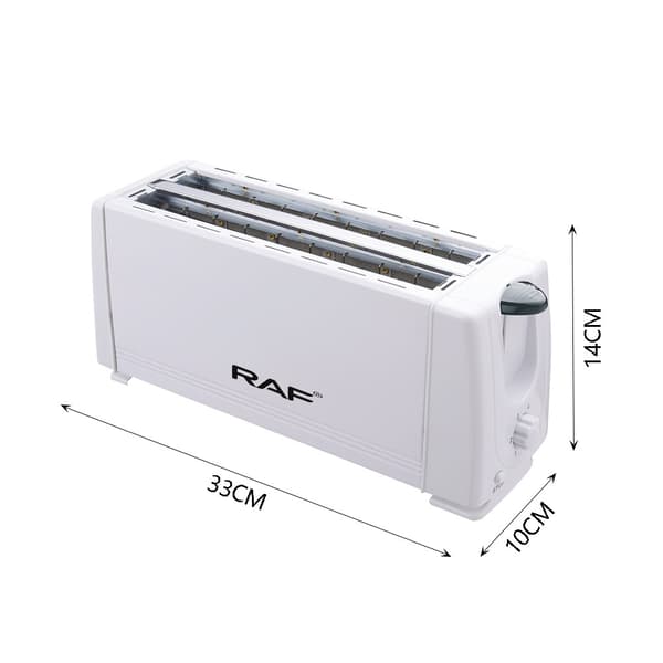 Multifunctional Breakfast Toaster 4 Slice Breakfast Toaster Toast (White)