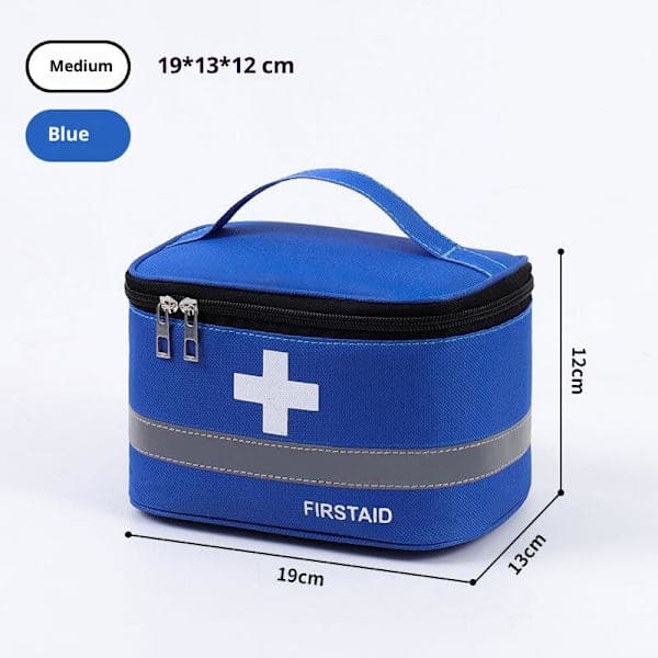 Portable First Aid Bag Home Storage Emergency Kit EVA Bag Blue M Blue M