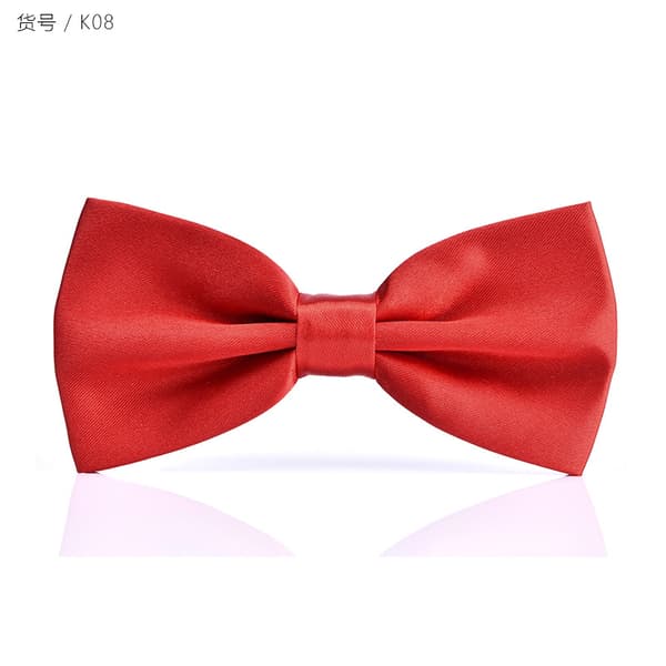 Bow Tie - Black Bow Tie - Bow Tie for Men - Bow Tie Men - Silk Look Big Red big red