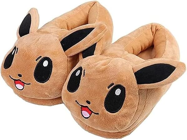 Tegneserie Bruna Søde Eevee Plys Hjemmesko Anime Bomuldssko Vintertøfler