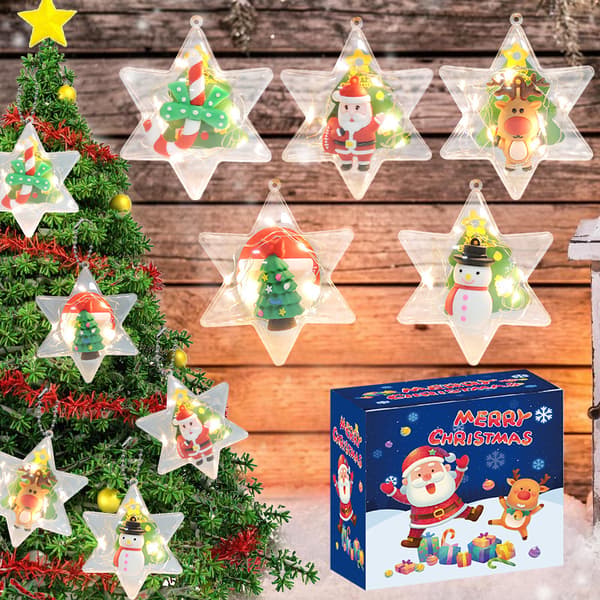 Mub- Jul Julgran Prydnad Nyckelring Hängsmycke Julklapp för barn 7_yux