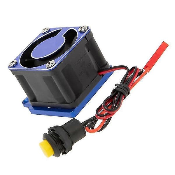 Metal Køleventilator Motor Køleplade 8v - 12v Til 1/8 Traxxas Sledge Rc Bil Opgraderingsdele Tilbehør