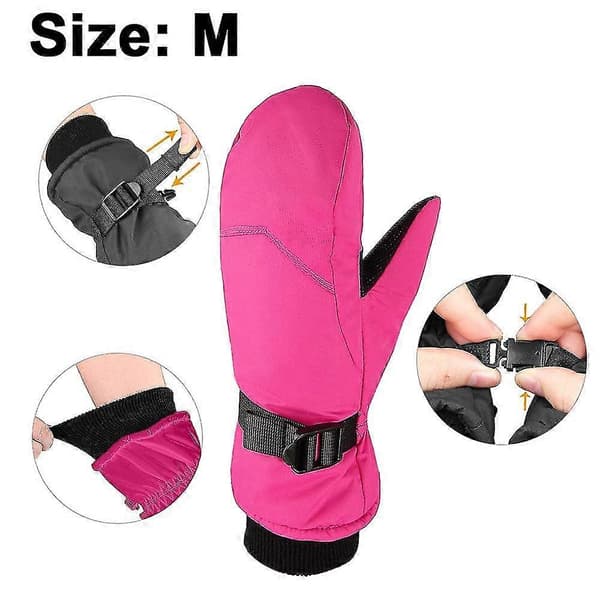 Skihansker for menn og kvinner, isolerte berøringsskjermvinterhansker for snøscooter Shape1 M Shape1 M