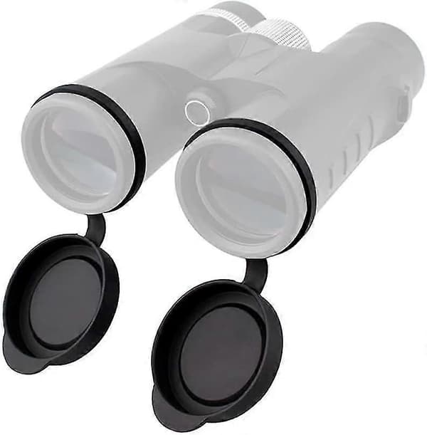 3 Pcs Binocular Lens Covers, 42mm Objective Lens Rubber Caps with Outer Diameter 51-60mm for Binoculars