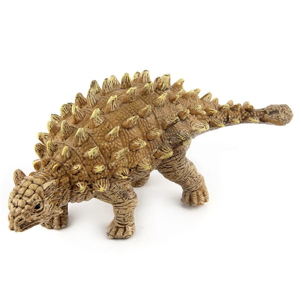 Dinosaurus Ankylosaurus-figuuri, monivärinen