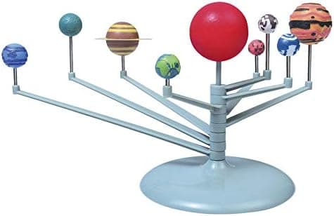 Nio Planet Model Puslespil Solsystem Samlet Planetarisk Instrument
