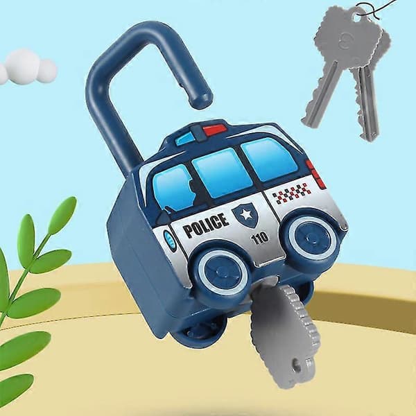 Learning Lock Toys With Keys Creative Number Bus Matching Game Great Gifts