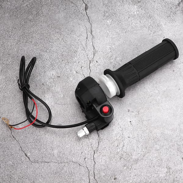 Throttle Handle with Stop Button Fits for 47cc 49cc Mini Moto Dirt Bike Handlebar
