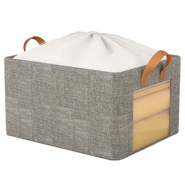 Wardrobe Storage Box Moisture-proof Large Capacity Basket For Living Room Grey Extra Large Grey Extra Large