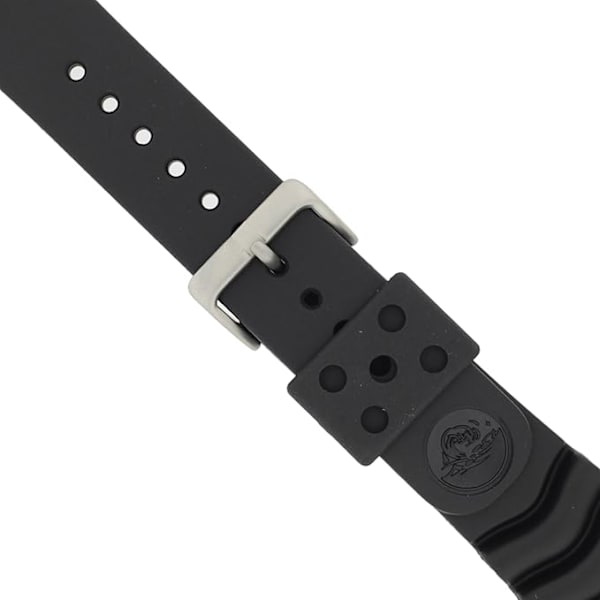 Rubber Curved Line Strap 22mm Diver Model and Spring Bar