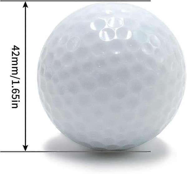 6 st LED-upplysta golfbollar, blinkande lysande golfboll, nattglöd