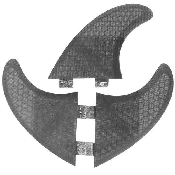 3 stk/sæt Glasfiber Surfbræt G3/G5 Finner Surfing Stand Up Paddle Fin Thruster (Sort)