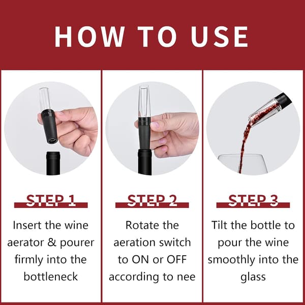 Wine Pourer Aerator Premium Wine Diffuser Pourer Aerator and Decanter