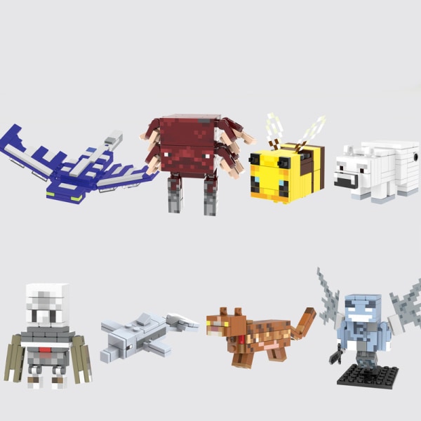 pc Minecraft Creativity Fun Mini Blocks Figurer för barn