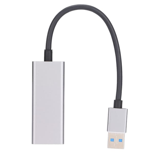 USB 3.0 Ethernet-adapter Aluminium Kablet Gigabit Ethernet Netværksadapter Kompatibel med Switch Notebook PC