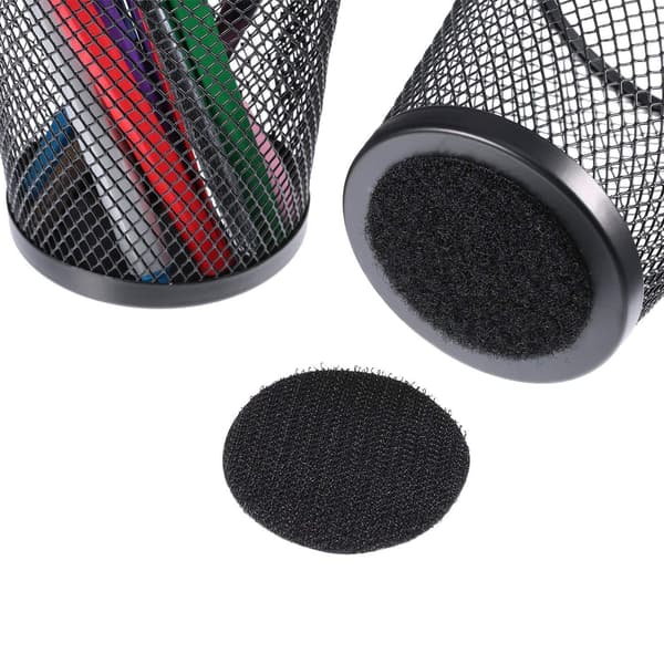 (12-pack, runda 50 mm) Kraftiga självhäftande kardborrepunkter