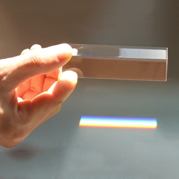 Optisk glass trekantet prisme krystalloptiske prismer