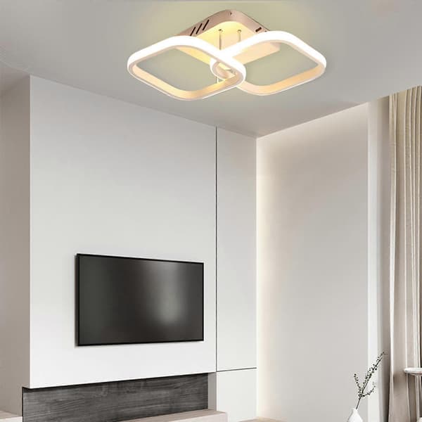 LED Ceiling Lamp Home Indoor Lighting Porch Metal Modern Kitchen Balcony Square