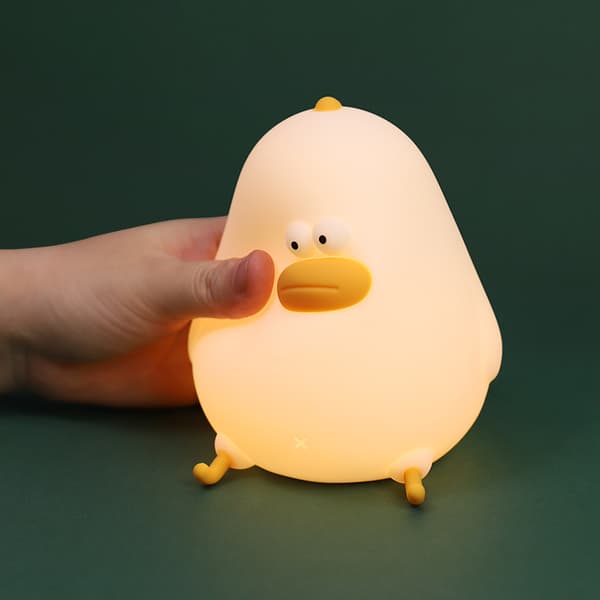 Fet kylling sovelampe soverom sovegang smart sensor enkel sengelampe nattlampe klappelampe