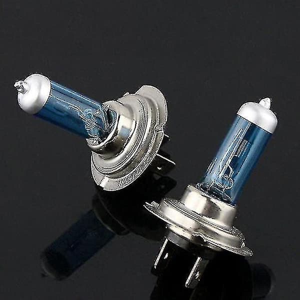 2 stk H7 6000k Xenon Gass Halogenlamper 100w 12v