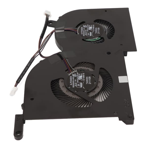 Til MSI GS66 Køleventilator 4-bens stik Aluminiumlegering Nem tilslutning Bærbar computer Køleventilator til 10SD 10SGS 10SFS 10SF 10SE GPU-ventilator