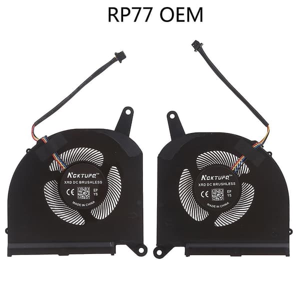 Helt nye CPU GPU-vifter for AERO 15 OLED 17 RX7G RP77 RP75W VGA-viftekjøler [DB] CPU GPU CPU GPU