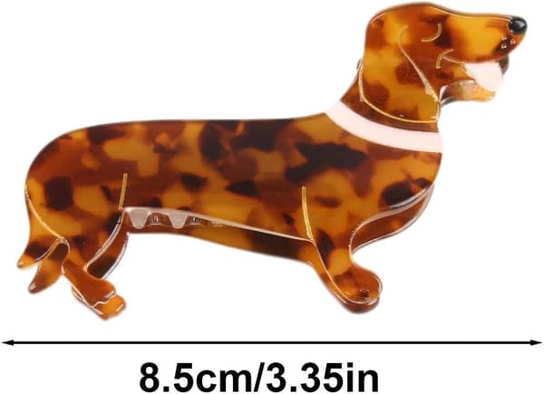 Gravhundeklemmer, søde hundehårklemmer, gravhundehårnåle, acetatvalpehårspænder