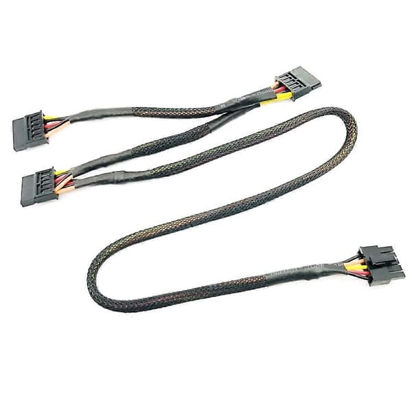 5-pinners til 3 SATA Strømkabel 5-pinners Hann til 3 SATA 15-pinners Hunn Splitter Adapter [db]