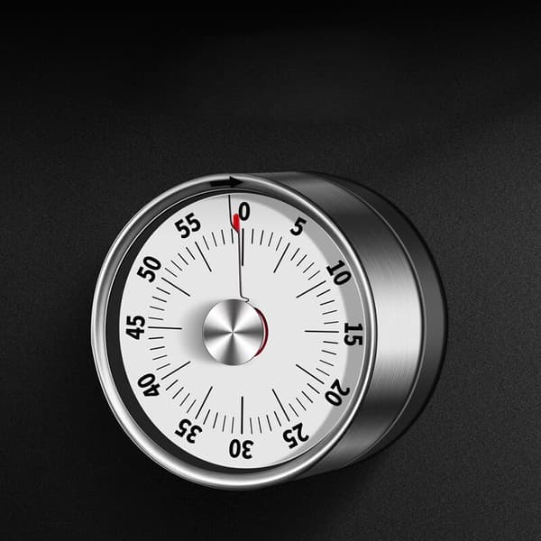 Mekanisk timer - 60 minutter - Køkkentimer, 6,5 cm