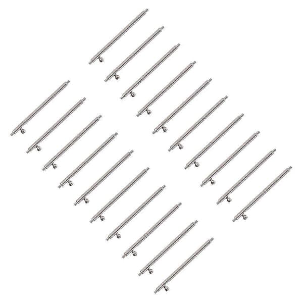20 kpl pikakiinnitteisiä jousitappeja teräskelloon (18mm, 20mm, 22mm, 23mm)