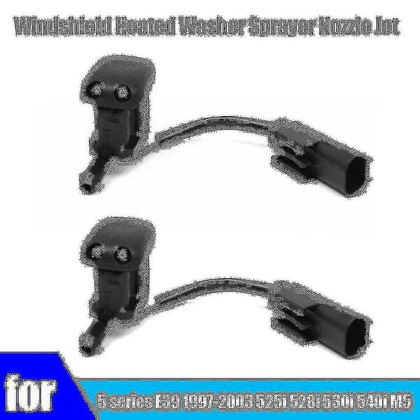 1 par nye oppvarmede vindusspylerdyser 61668361039 for - 5-serie E39 1997-2003 525