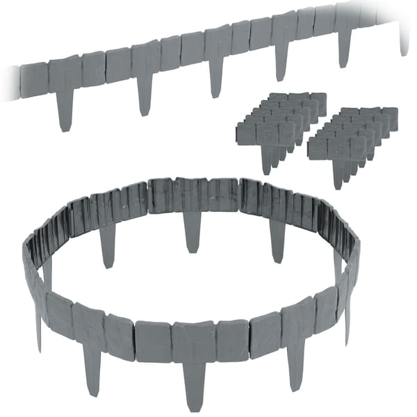 Plonos Garden Border 250 cm PL-962 Grey 850
