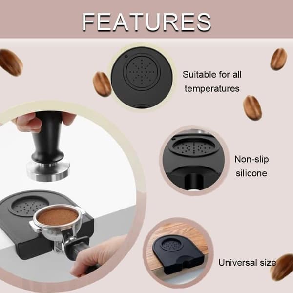 Espressomåtte, 1 stk., silikone kaffemåtte til barista tilbehør, kaffemaskiner, køkkenbordplader