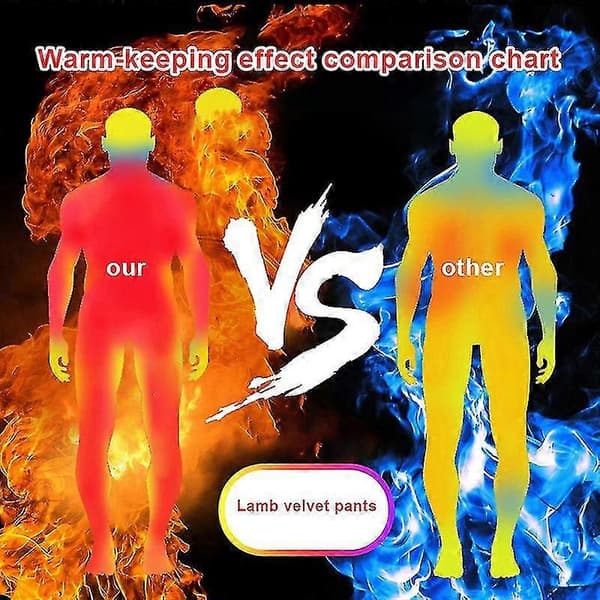 Herre Thermobyxor Fleeceforede Tykke Afslappede Sportsbukser Vinter Efterår Bukser