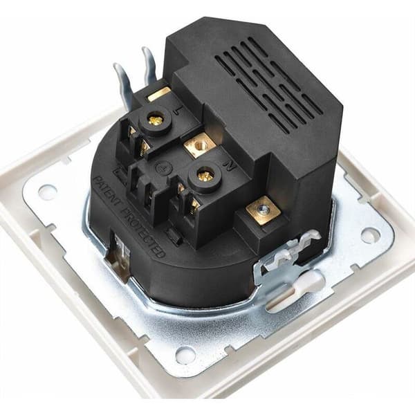 2 sockets with USB port (max. Flush-mounted wall socket with USB port White System 55 Glossy white, by
