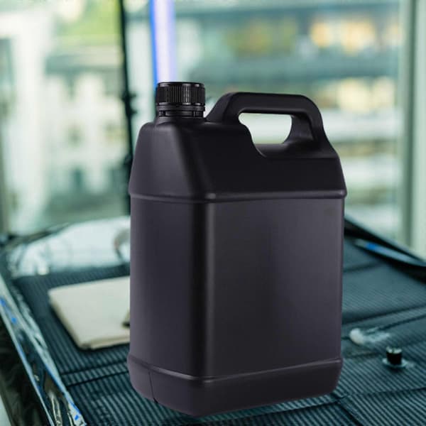 4L Flat Dunk Industriell Bruk Robust Kjemikalieoppbevaring Fat PE Svart Kan