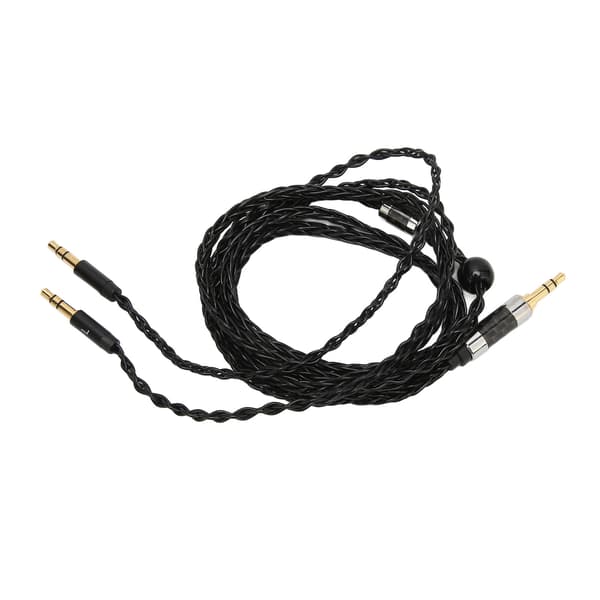 Replacement Headphone Cable 8-Core Silver-Plated Audio Cable Replacement for MDR Z7 Z1R 3.5mm Stereo Plug